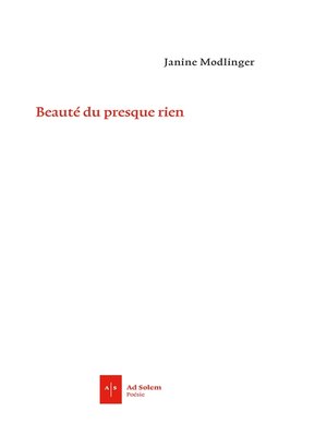 cover image of Beauté du presque rien